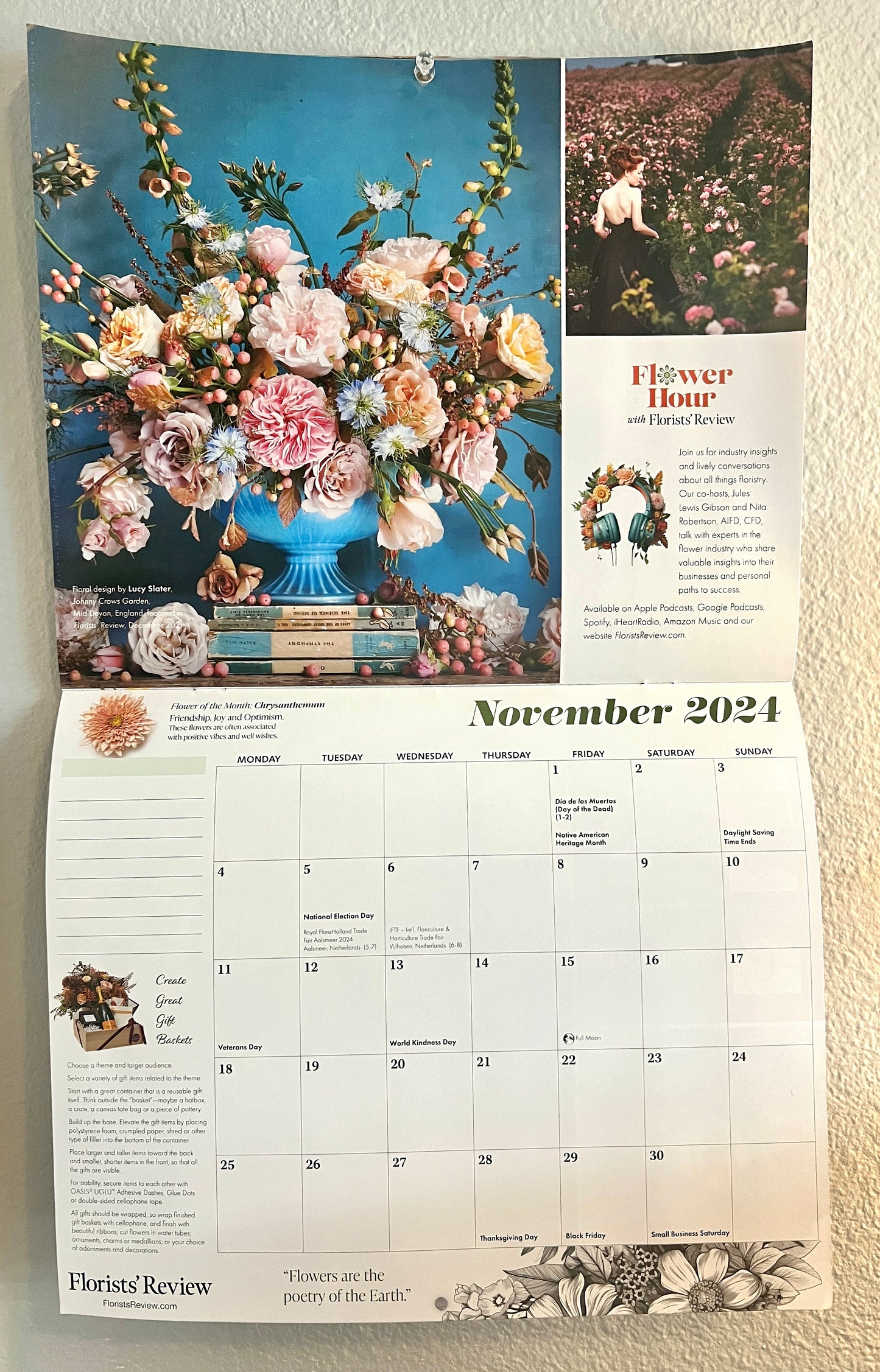 Florists Review's 2024 Wall Calendar